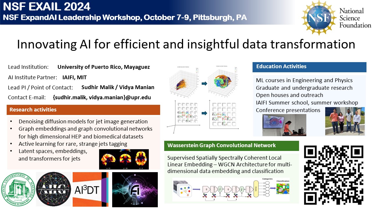 NSF EXAIL FLYER UPRM-IAIFI-MIT: Innovating AI for efficient and insightful data transformation